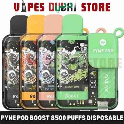 Pyne Pod Boost 8500 Puffs 5% Nicotine Rechargeable Vape in Dubai