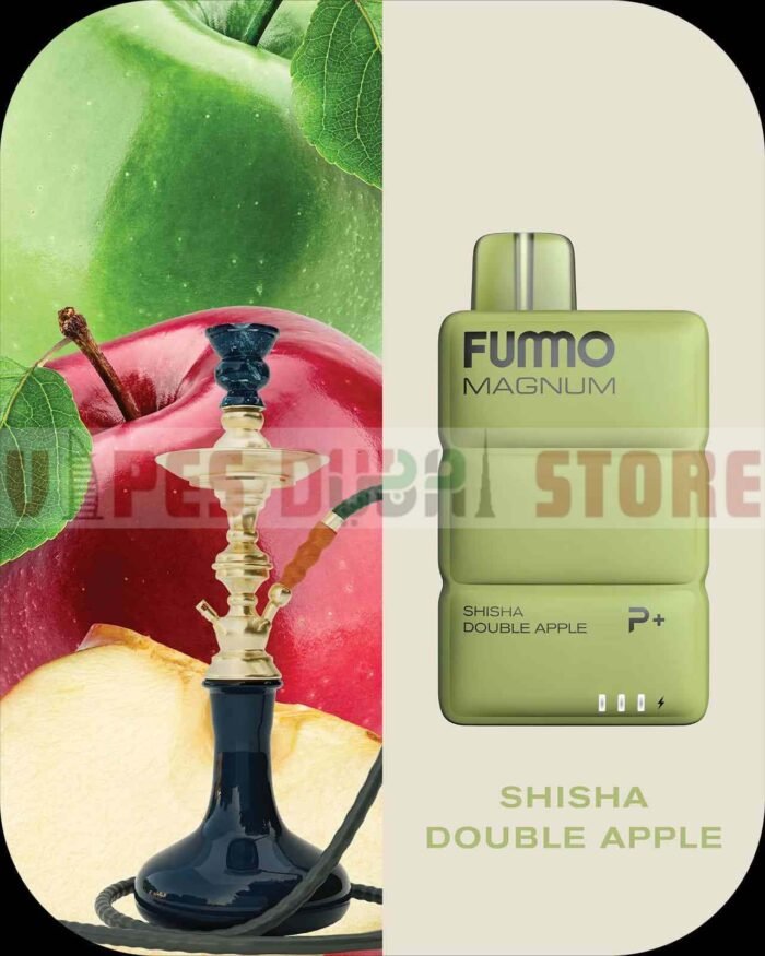 SHISHA DOUBLE APPLE FUMMO Magnum 8000 Puffs 2 Disposable Vape in Dubai