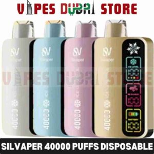 Silvaper 40000 Puffs 20MG 4 Mode Adjustable Ice Disposable Vape