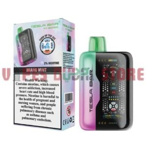 TESLA Bar XT 30000 Puffs 20MG Disposable Vape in Dubai Mami Mint