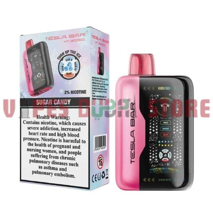 TESLA Bar XT 30000 Puffs 20MG Disposable Vape in Dubai Sugar Candy