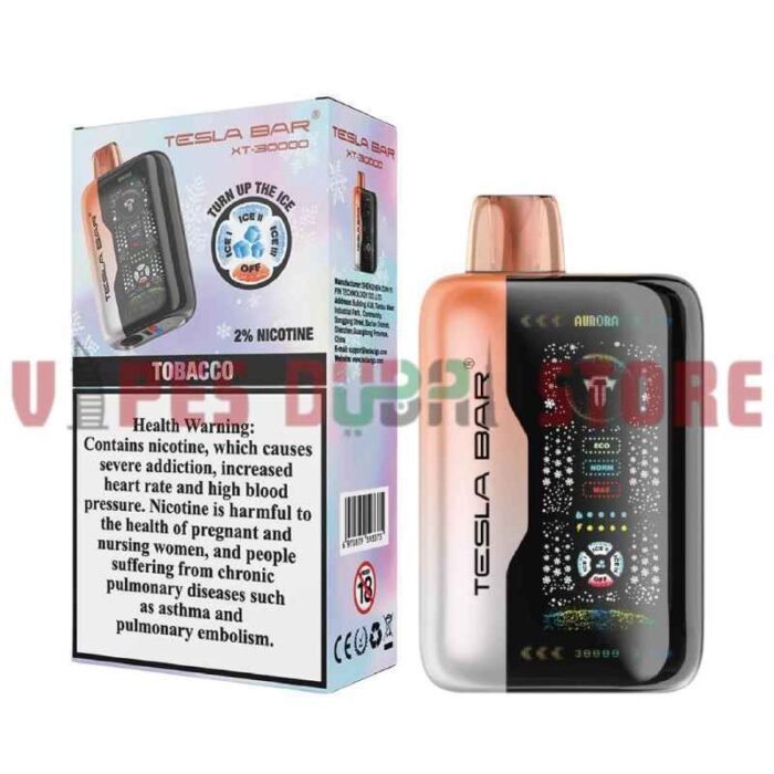TESLA Bar XT 30000 Puffs 20MG Disposable Vape in Dubai Tobacco