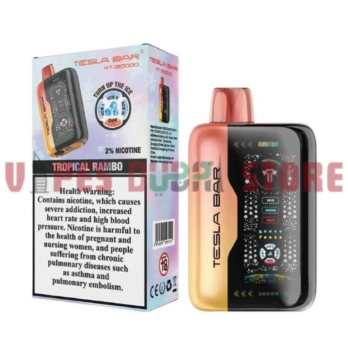 TESLA Bar XT 30000 Puffs 20MG Disposable Vape in Dubai Tropical Rambo
