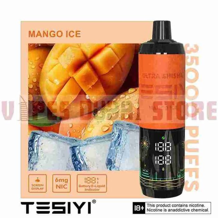TESYI ULTRA SHISHA 35000 PUFFS MANGO ICE
