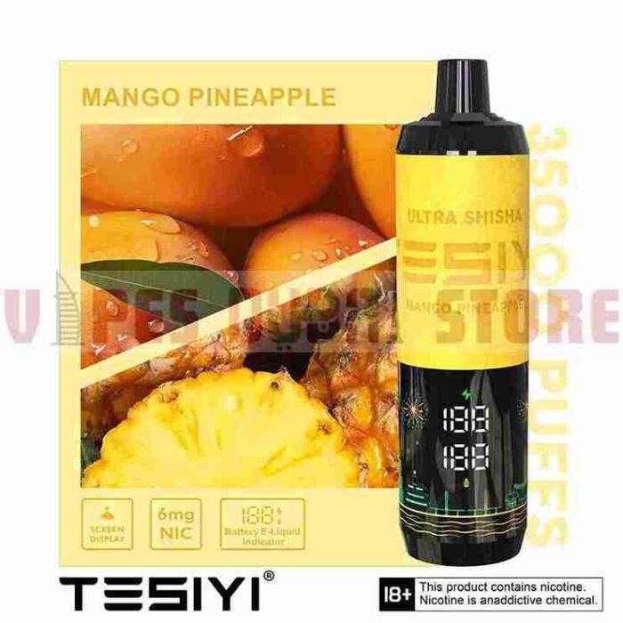 TESYI ULTRA SHISHA 35000 PUFFS MANGO PINEAPPLE