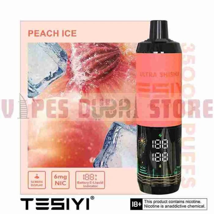 TESYI ULTRA SHISHA 35000 PUFFS PEACH ICE