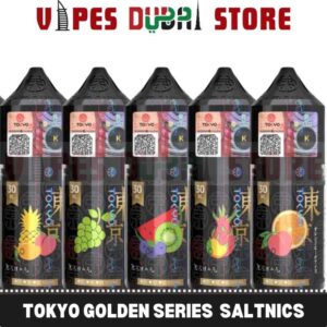 TOKYO Golden Series 30MG & 50MG 30ML Saltnics in Dubai