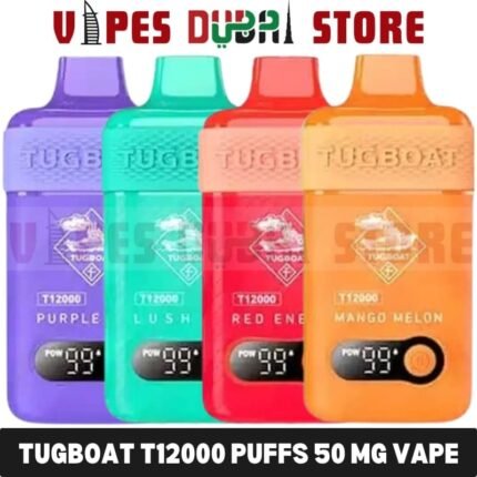 Tugboat T12000 puffs 50 MG rechargeable vape in Dubai uae