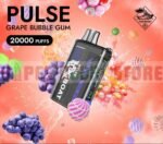 Tugboat Pulse 20000 Puffs Disposable Vape GRAPE BUBBLE GUM