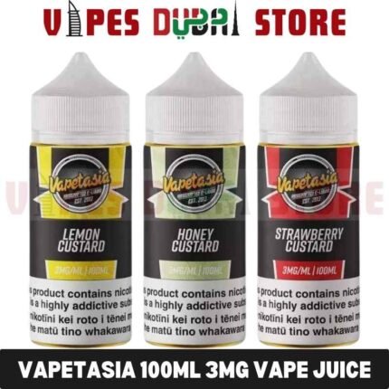 VAPETASIA 100ml 3mg Vape Juice in Dubai