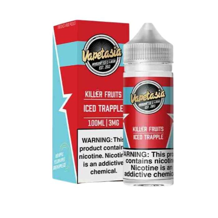 VAPETASIA Killer Kustard 100ml 3mg Vape Juice in Dubai Iced Trapple