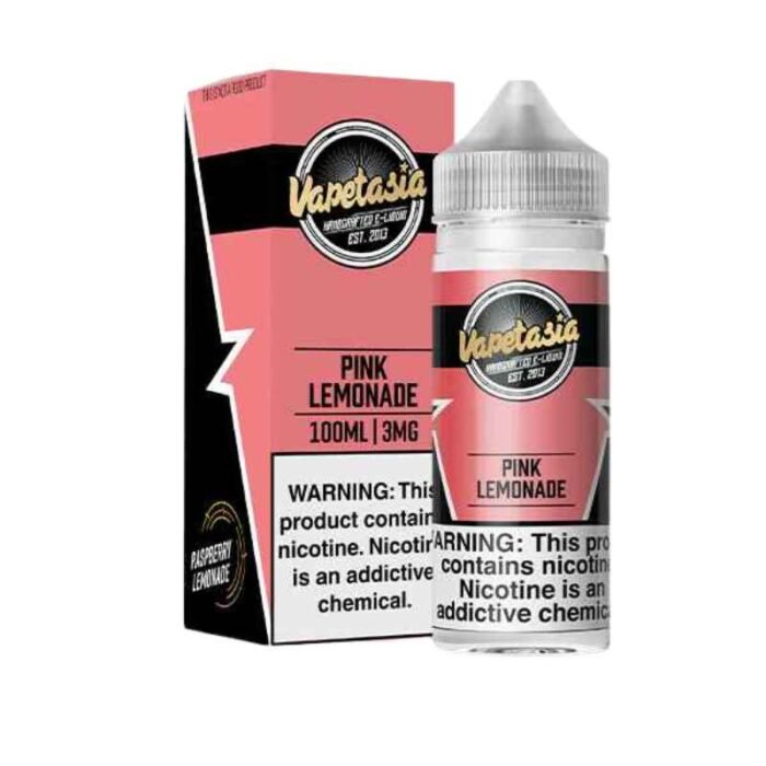 VAPETASIA Killer Kustard 100ml 3mg Vape Juice in Dubai Pink Lemonade