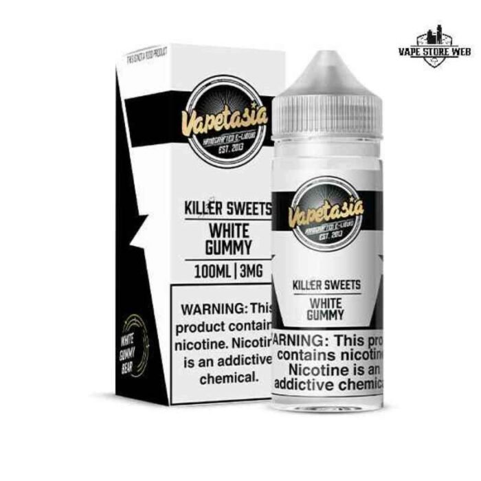 VAPETASIA Killer Kustard 100ml 3mg Vape Juice in Dubai White Gummy
