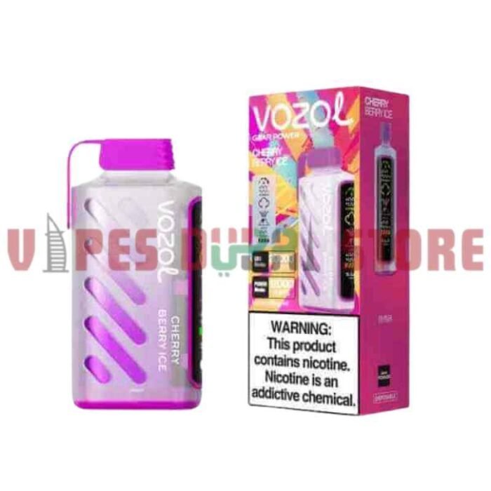 VOZOL Gear Power 20000 Puffs 50MG Disposable Vape in Dubai CHERRY BERRY ICE