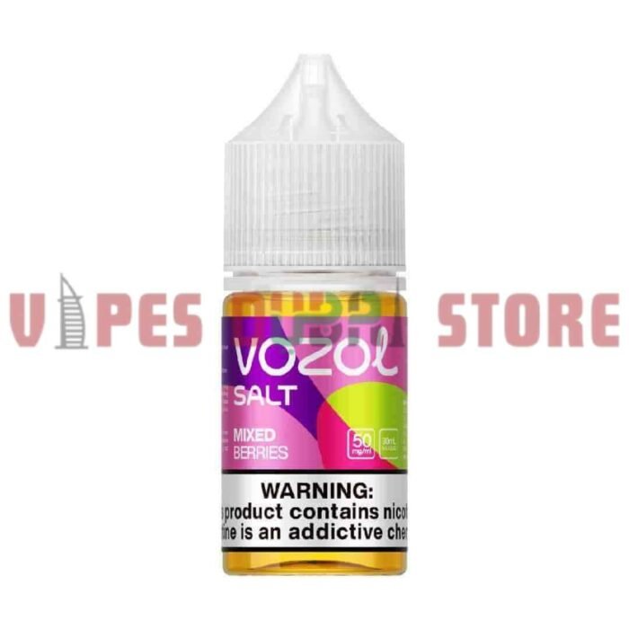 VOZOL Salt Nicotine 30ML E-Liquid 50mg in Dubai MIXED BERRIES