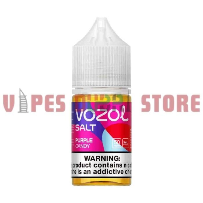 VOZOL Salt Nicotine 30ML E-Liquid 50mg in Dubai PURPLE CANDY