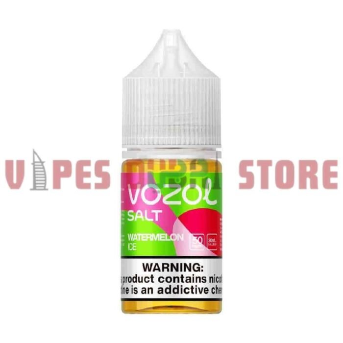 VOZOL Salt Nicotine 30ML E-Liquid 50mg in Dubai WATERMELON ICE
