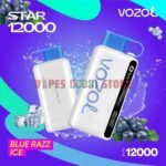VOZOL Star 12K 12000 Puffs 5% Disposable Vape in Dubai BLUE RAZZ ICE