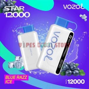 VOZOL Star 12K 12000 Puffs 5% Disposable Vape in Dubai BLUE RAZZ ICE