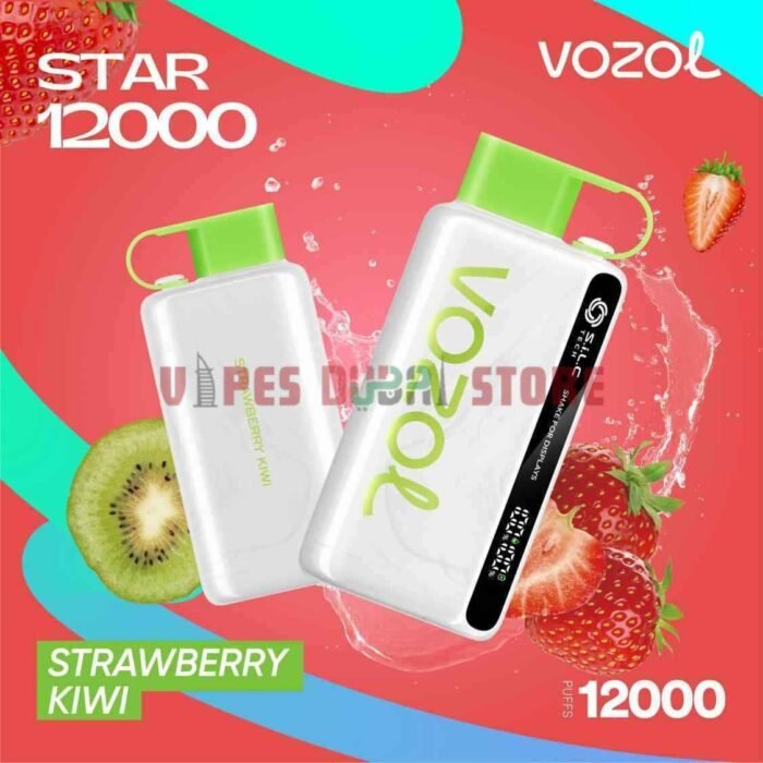 VOZOL Star 12K 12000 Puffs 5% Disposable Vape in Dubai STRAWBERRY KIWI