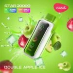 VOZOL Star 20000 Puffs 50MG Disposable Vape in Dubai DOUBLE APPLE ICE