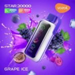 VOZOL Star 20000 Puffs 50MG Disposable Vape in Dubai GRAPE ICE