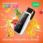 VOZOL Star 20000 Puffs 50MG Disposable Vape in Dubai ORANGE PINEAPPLE LYCHEE