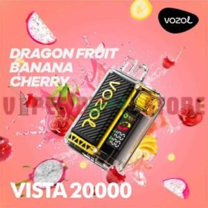 VOZOL VISTA 20000 Puffs Disposable Vape in Dubai DRAGON FRUIT BANANA CHERRY