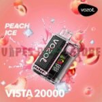 VOZOL VISTA 20000 Puffs Disposable Vape in Dubai PEACH ICE
