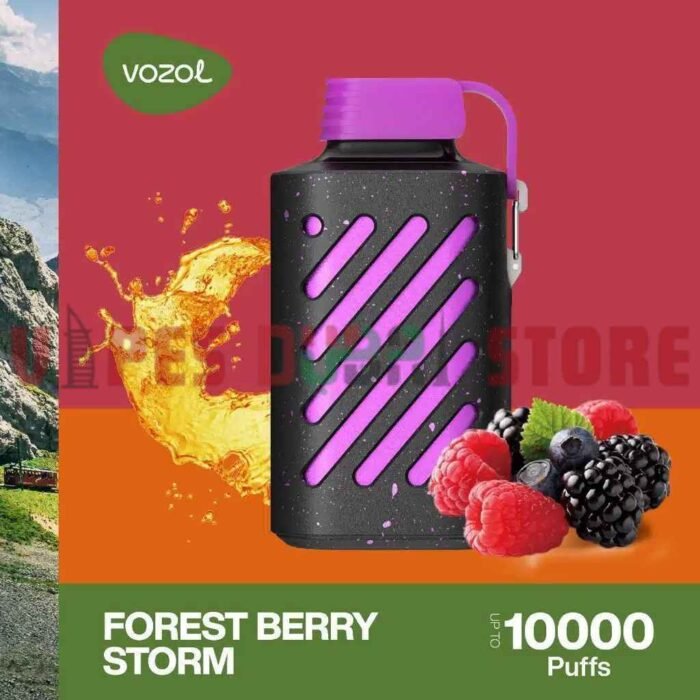 Vozol Gear 10000 Puffs 50mg Disposable Vape In Dubai Forest Berry Storm