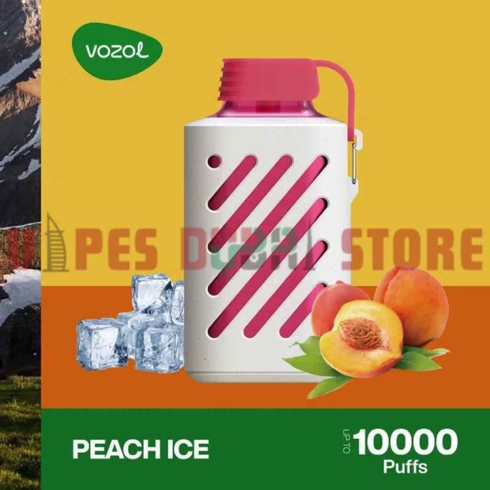 Vozol Gear 10000 Puffs 50mg Disposable Vape In Dubai Peach Ice