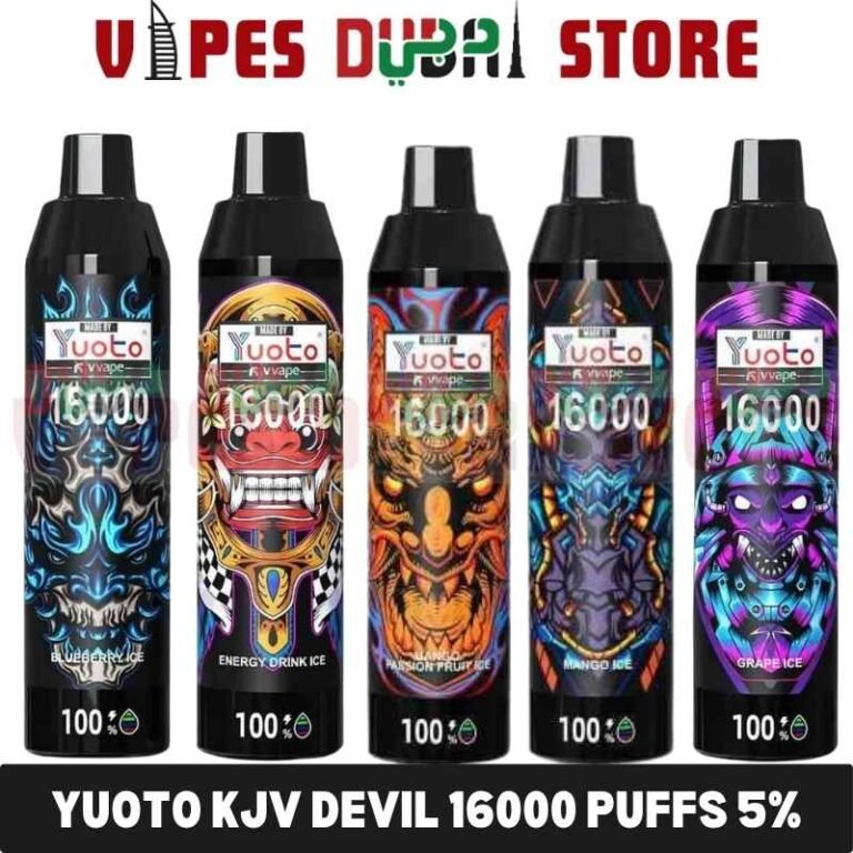 YUOTO KJV Devil 16000 Puffs 5% Nicotine Disposable Vape in Dubai