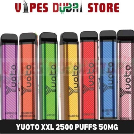 Yuoto XXL 2500 Puffs 50Mg Disposable Vape In UAE