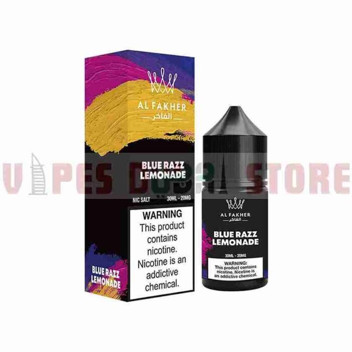 al fakher nicotine salt eliquid blue razz lemonade