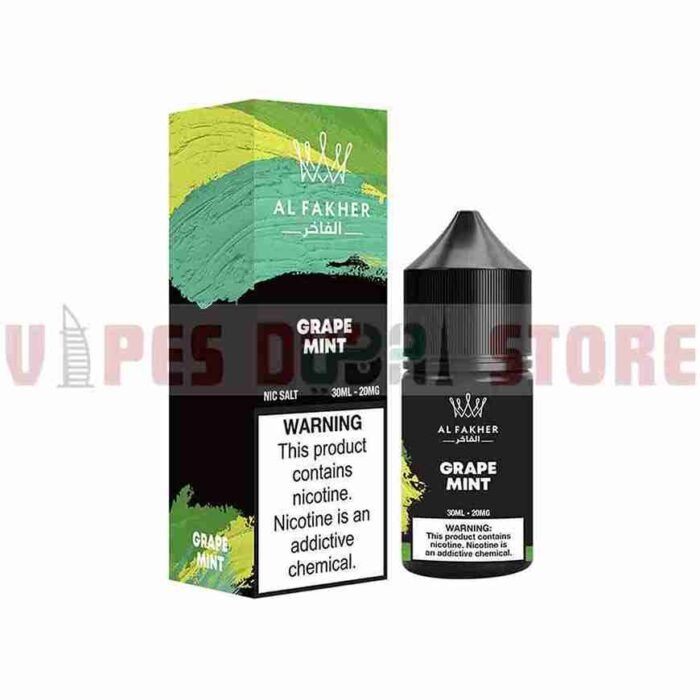 al fakher nicotine salt eliquid grape mint