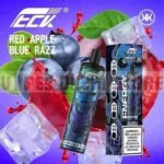 kk energy disposable vape 5000 puffs red apple blue razz