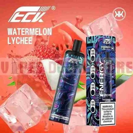 kk energy disposable vape 5000 puffs watermelon lychee