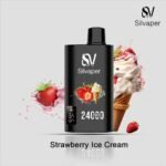 silvaper 24000 puffs strawberry ice cream