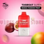 tugboat super mango passion fruit ice disposable vape