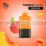 tugboat super peach ice disposable vape