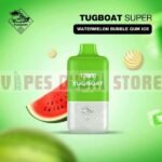 tugboat super watermelon buble gum ice disposable vape