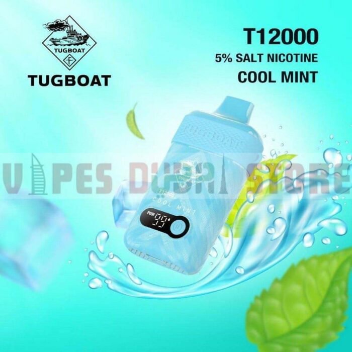 tugboat t12000 cool mint disposble vape