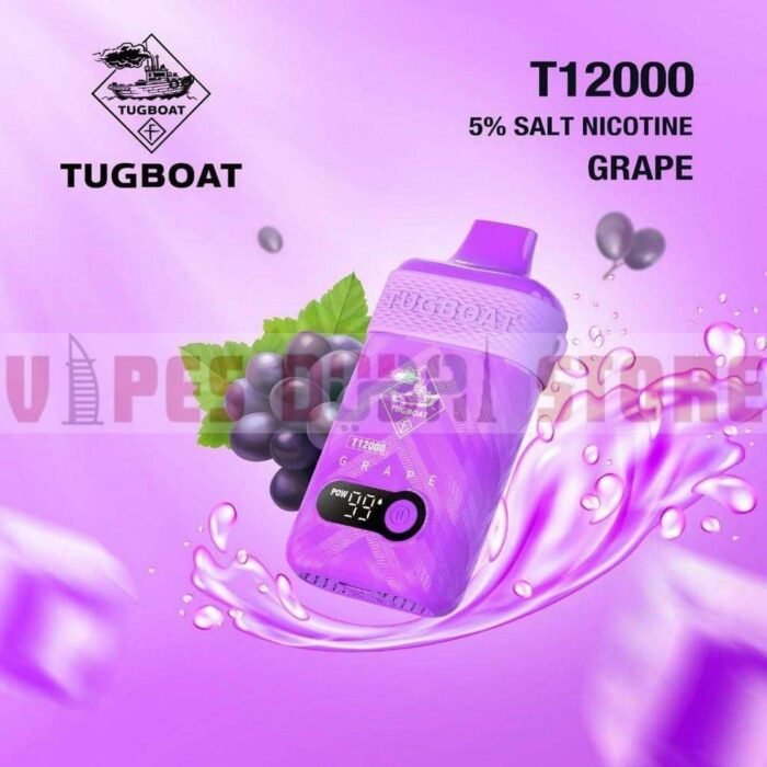 tugboat t12000 grape disposble vape
