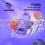 tugboat t12000 guava blue razz disposble vape