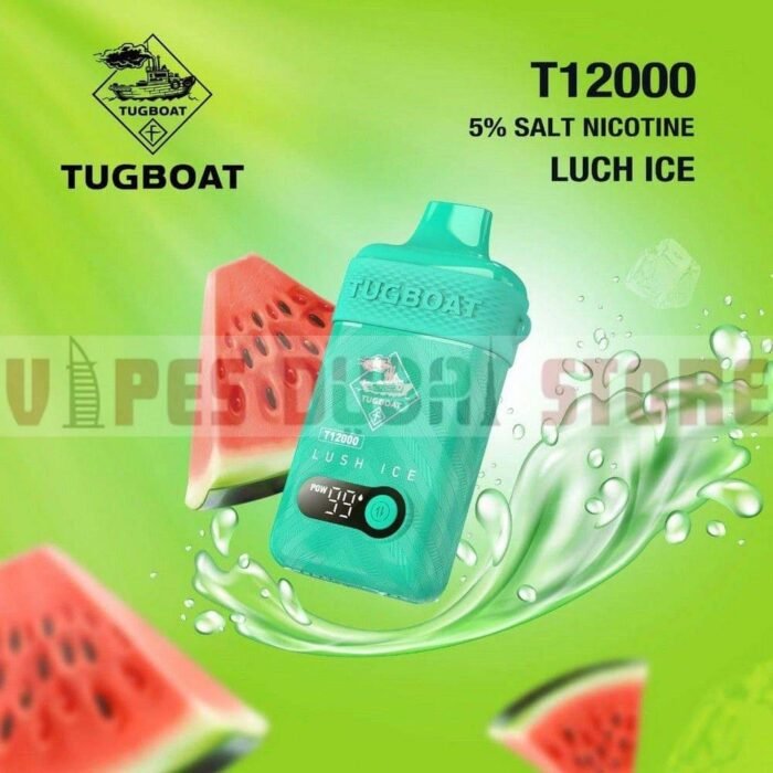 tugboat t12000 lush ice disposble vape
