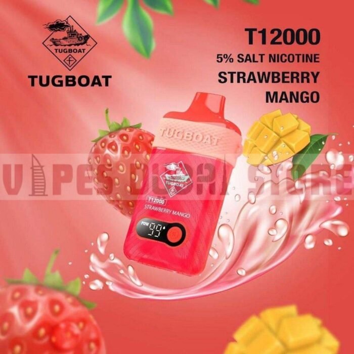 tugboat t12000 strawberry mango disposble vape