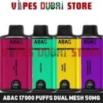 ABAC 17000 Puffs Dual Mesh 50MG Disposable Vape in Dubai