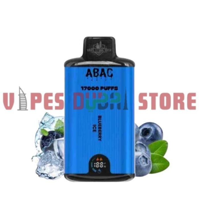 ABAC 17000 Puffs Dual Mesh 50MG Disposable Vape in Dubai blueberry ice