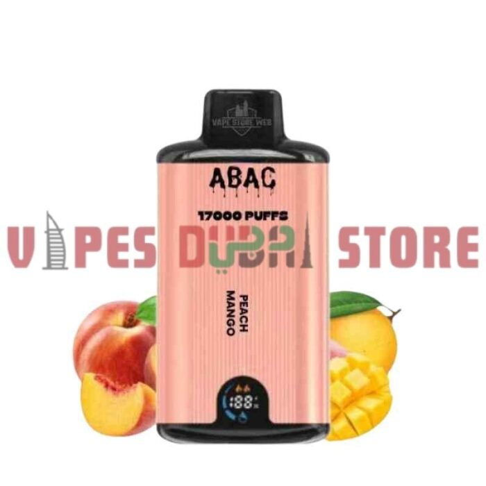 ABAC 17000 Puffs Dual Mesh 50MG Disposable Vape in Dubai peach mango