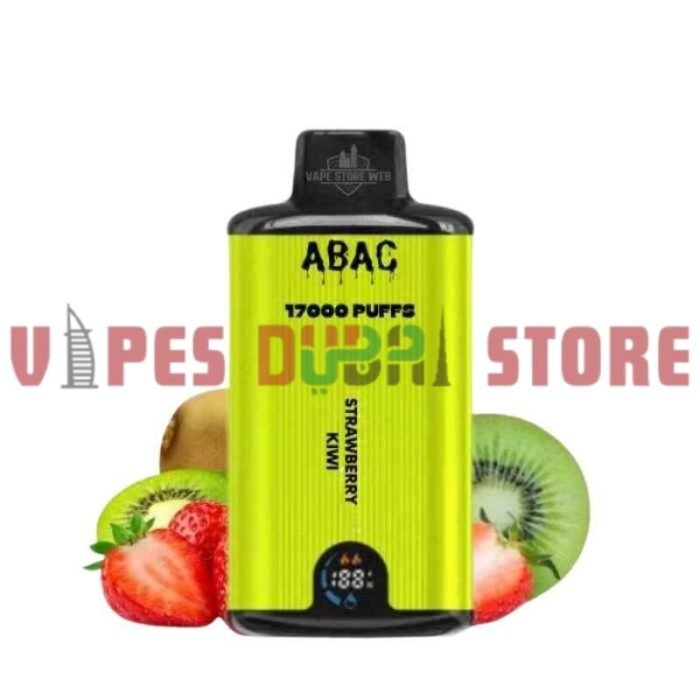 ABAC 17000 Puffs Dual Mesh 50MG Disposable Vape in Dubai strawberry kiwi